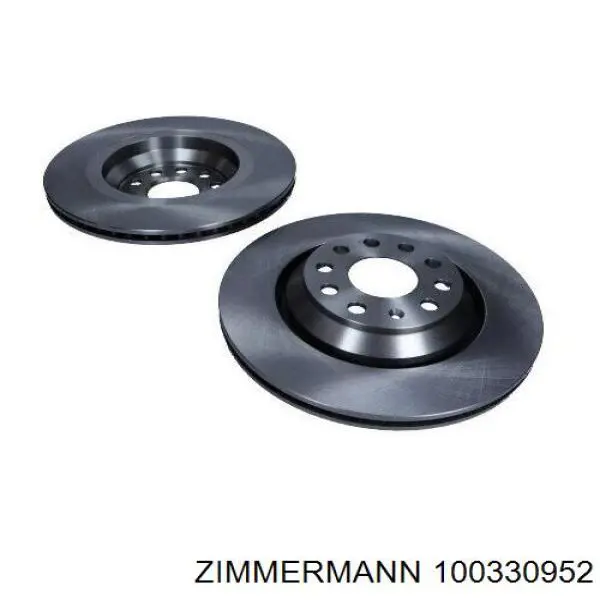 Disco de freno trasero 100330952 Zimmermann