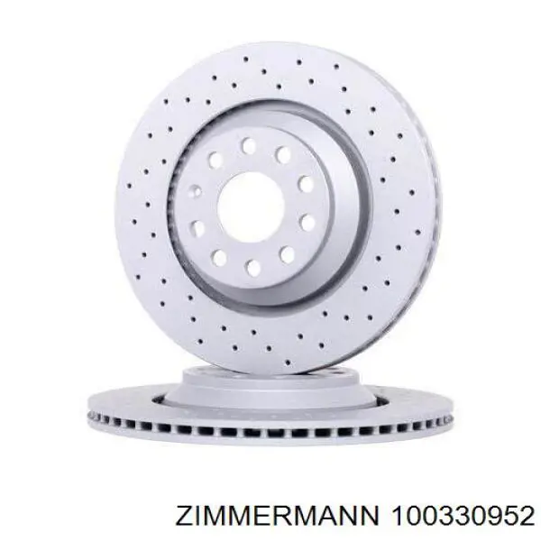 100330952 Zimmermann disco de freno trasero