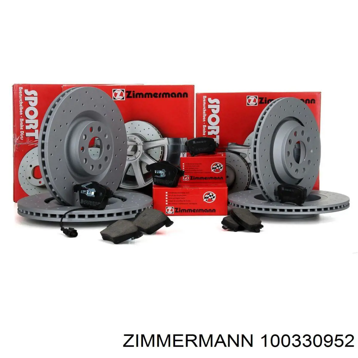 100330952 Zimmermann Freno de disco trasero