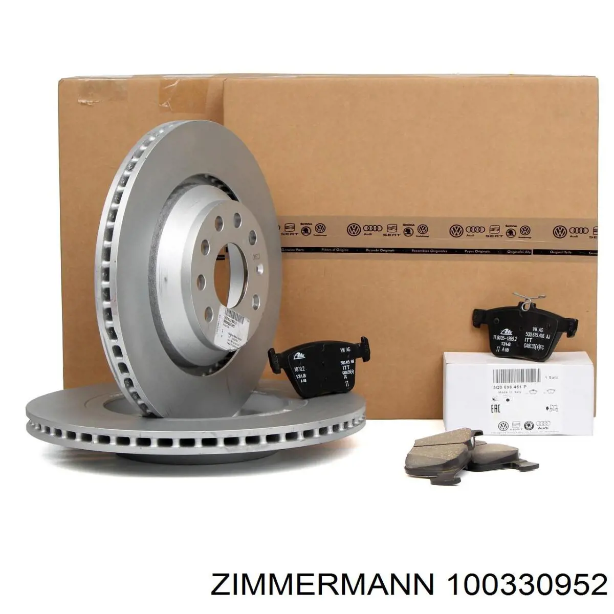 Comprar 100330952 Zimmermann Disco de freno trasero