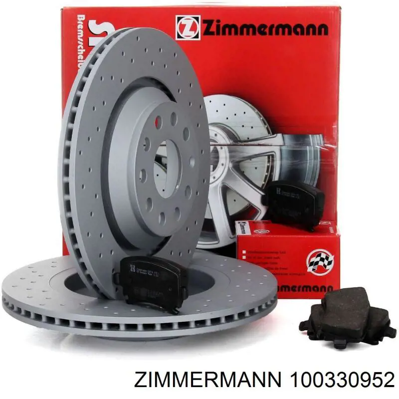 Disco de freno trasero Zimmermann 100330952 precio, desde 42,03 EUR