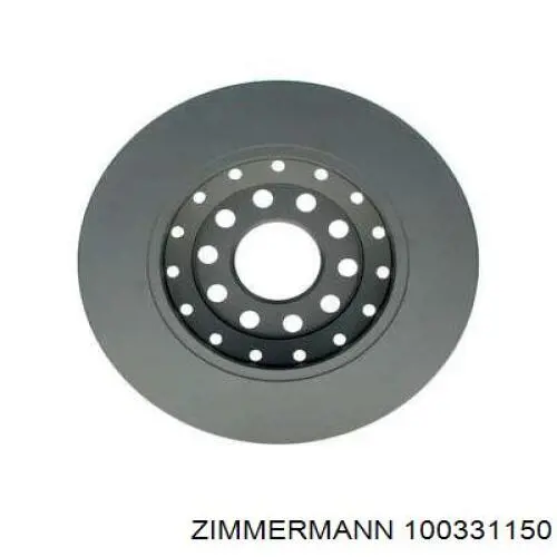 100.3311.50 Zimmermann disco de freno trasero