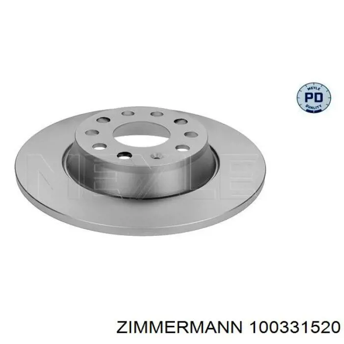 Disco de freno trasero Zimmermann 100331520 precio, desde 31,47 EUR