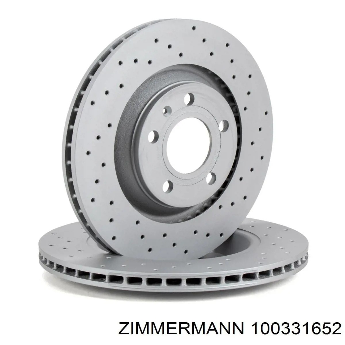 100331652 Zimmermann disco de freno trasero