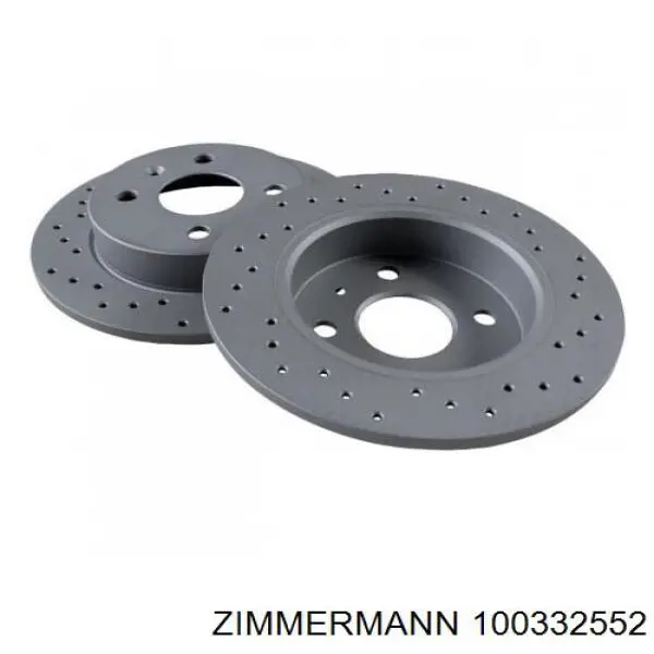 100332552 Zimmermann disco de freno delantero