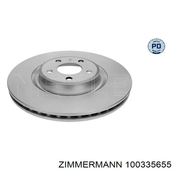 100.3356.55 Zimmermann freno de disco delantero