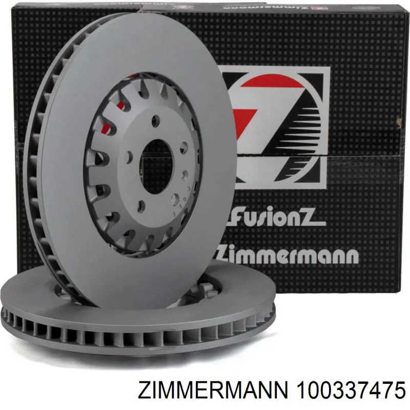100.3374.75 Zimmermann disco de freno delantero