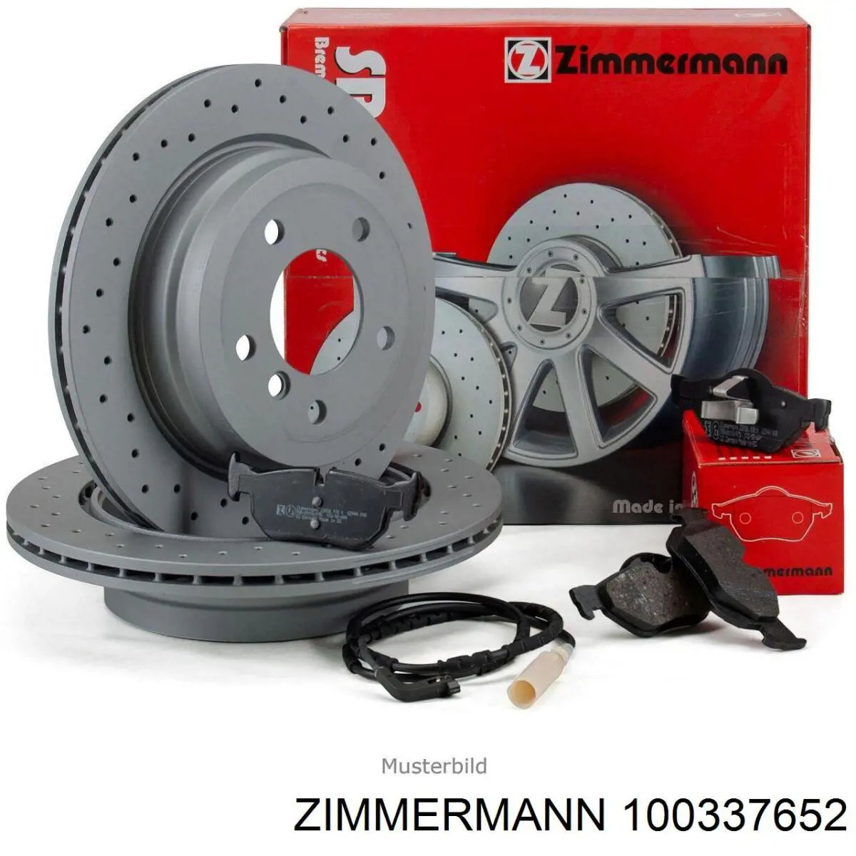 Frenos traseros Zimmermann 100337652