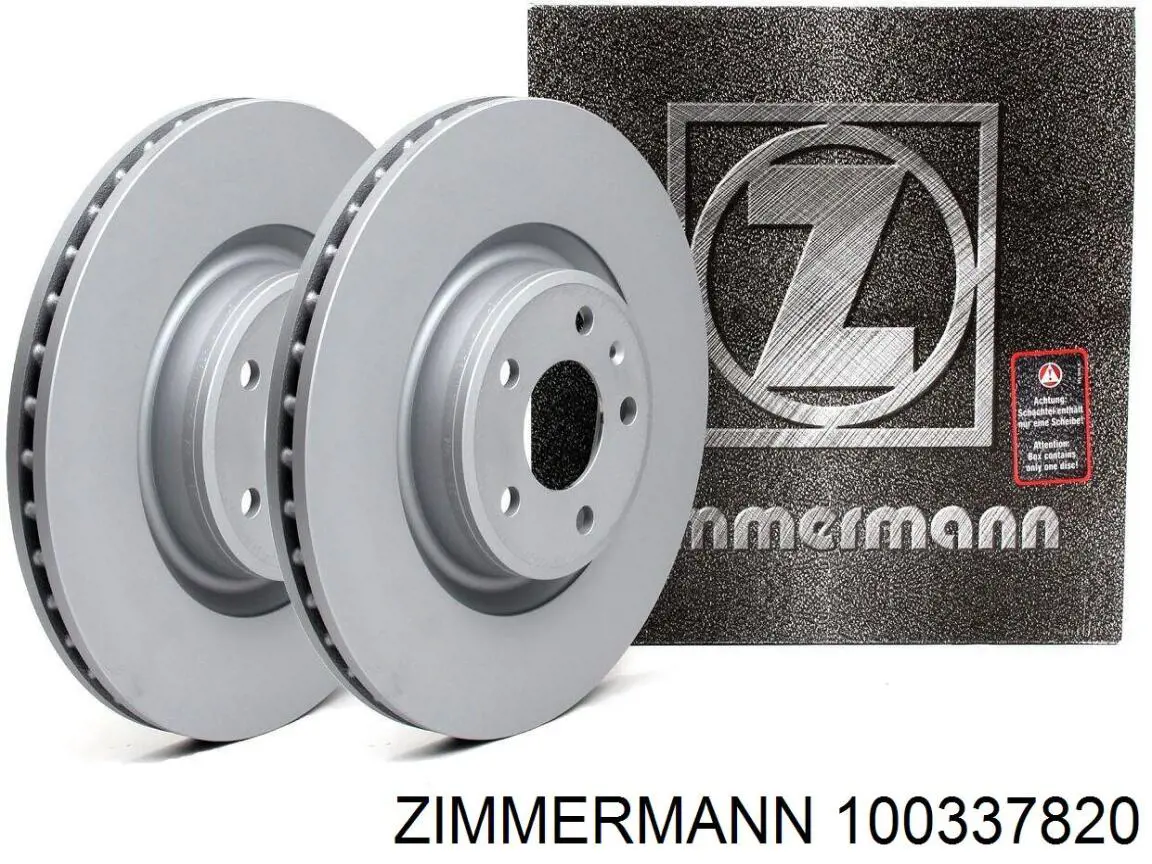 Disco de freno 100337820 Zimmermann