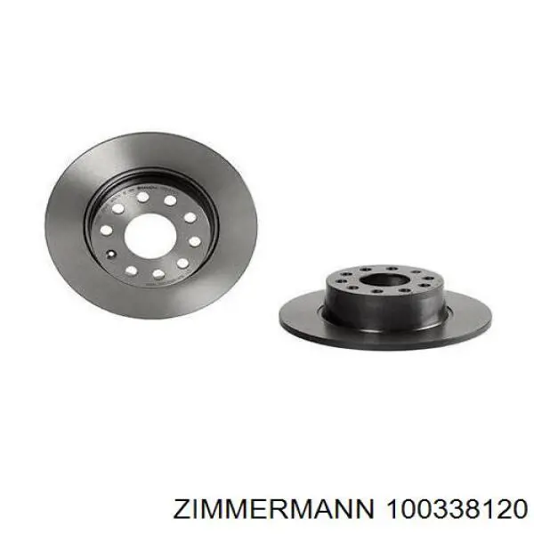 100338120 Zimmermann disco de freno trasero