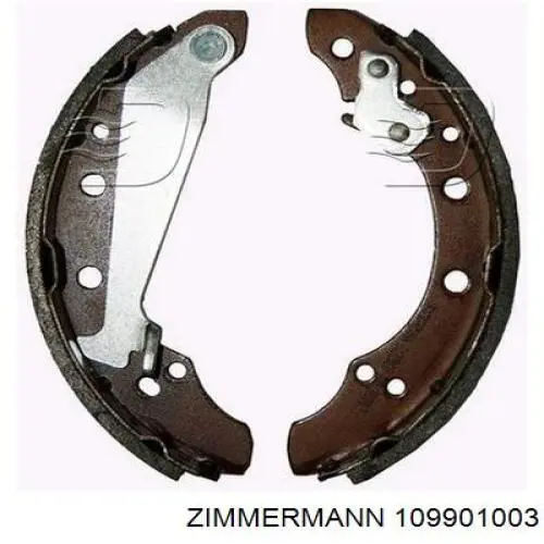 Zapatas de freno traseras Zimmermann 109901003