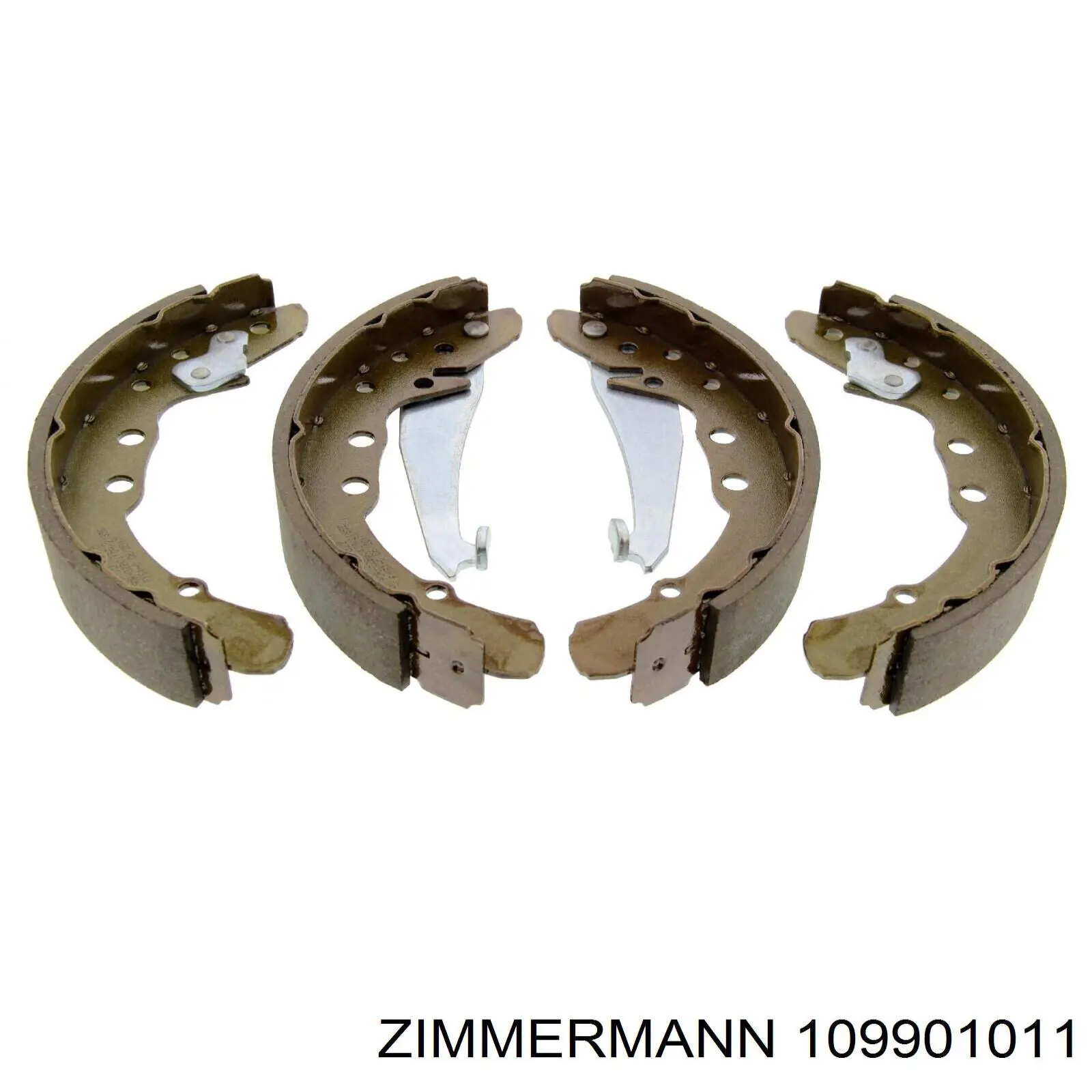Zapatas de freno traseras Zimmermann 109901011
