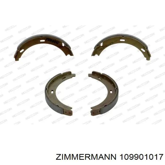 Juego de zapatas de frenos, freno de estacionamiento Mercedes E C124