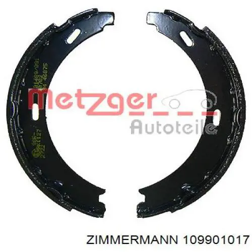 Juego de zapatas de frenos, freno de estacionamiento Mercedes E C124