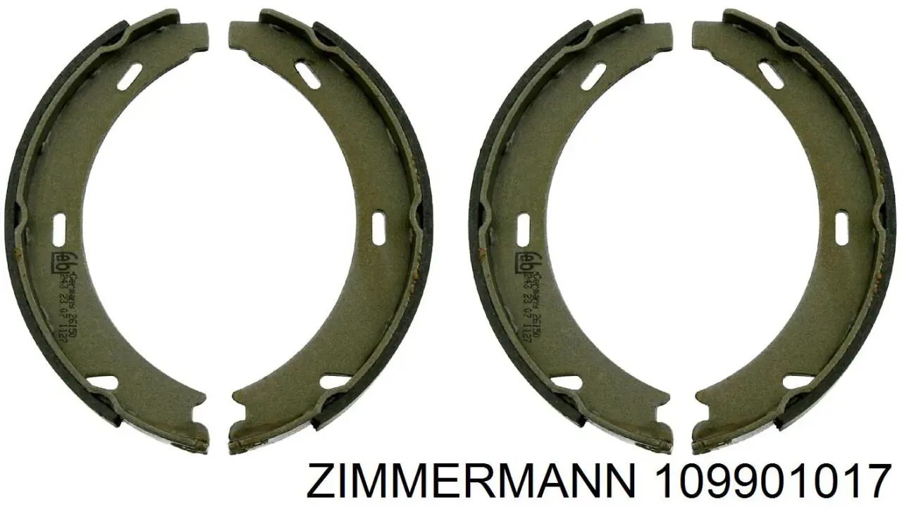 Juego de zapatas de frenos, freno de estacionamiento Mercedes E C124
