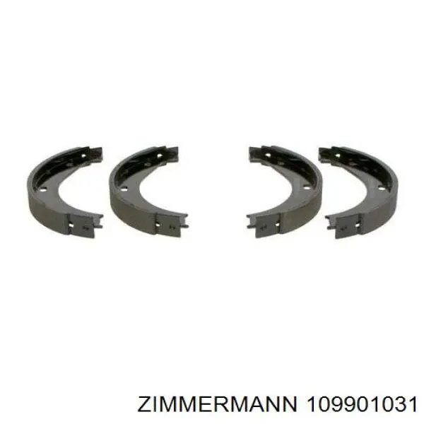 Juego de zapatas de frenos, freno de estacionamiento BMW 5 E28