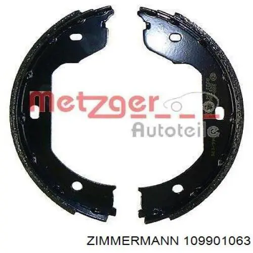 Juego de zapatas de frenos, freno de estacionamiento BMW 5 E39