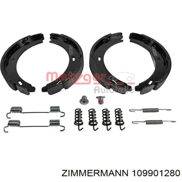 Juego de zapatas de frenos, freno de estacionamiento Mercedes E C124
