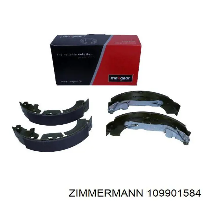 109901584 Zimmermann zapatas de frenos de tambor traseras