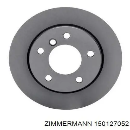 Disco de freno trasero 150127052 Zimmermann