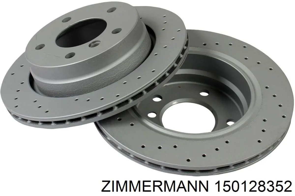 150128352 Zimmermann disco de freno trasero