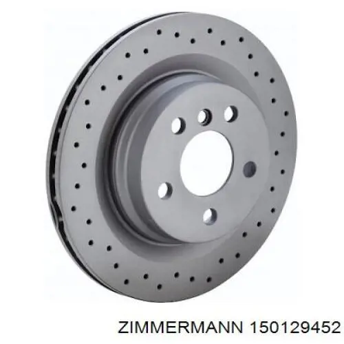 150129452 Zimmermann disco de freno delantero