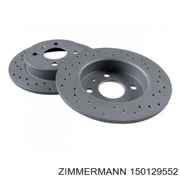 150129552 Zimmermann disco de freno trasero