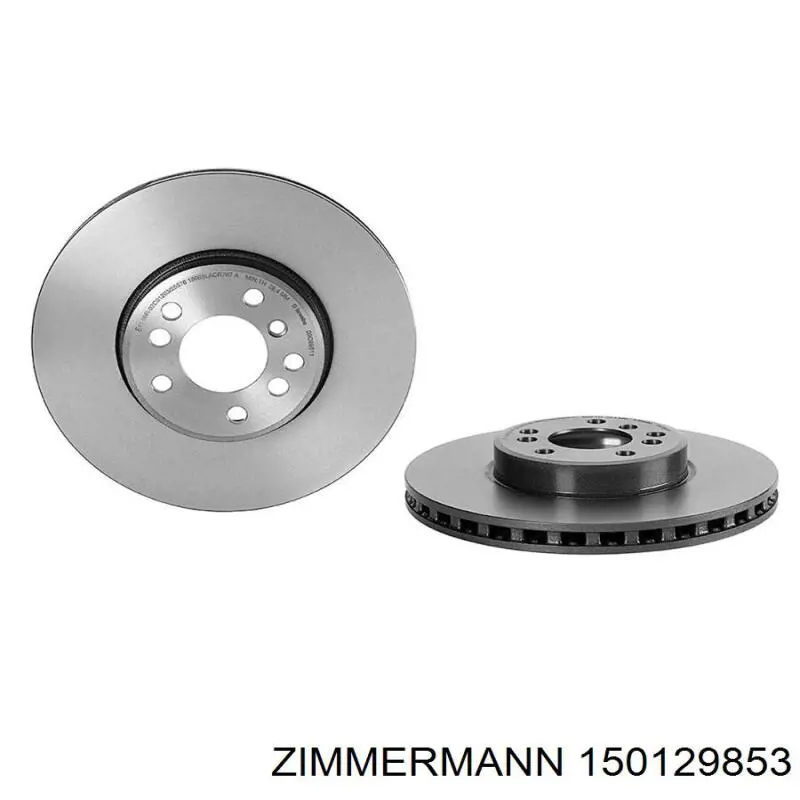 Frenos delanteros Zimmermann 150129853 precio, desde 56,63 EUR