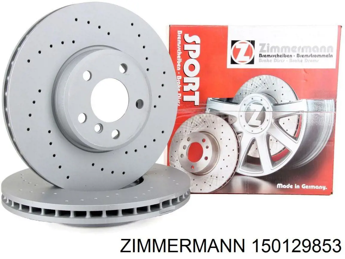 Disco de freno 150129853 Zimmermann
