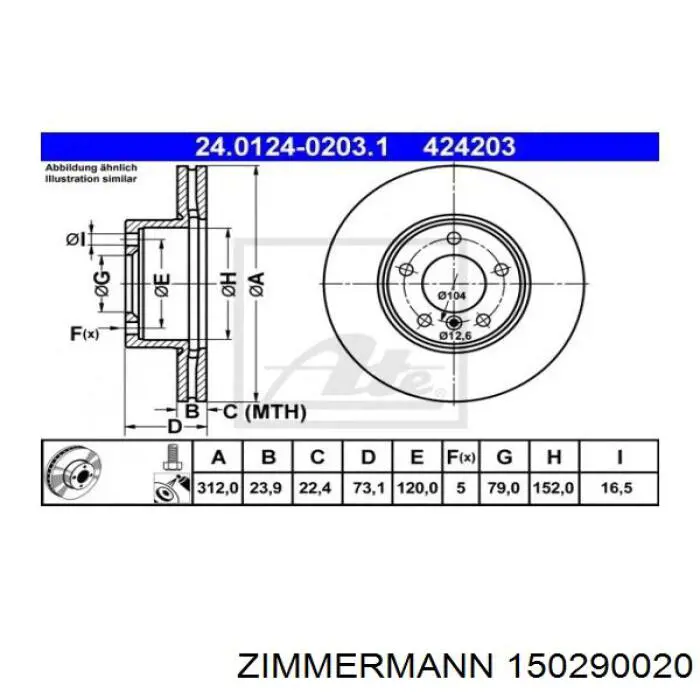 150290020 Zimmermann Discos