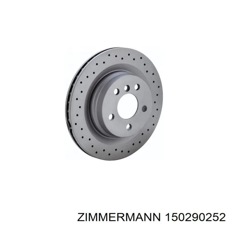Disco de freno trasero Zimmermann 150290252 precio, desde 45,18 EUR