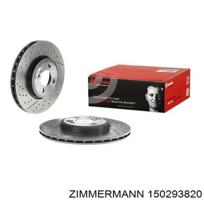Disco de freno 150293820 Zimmermann
