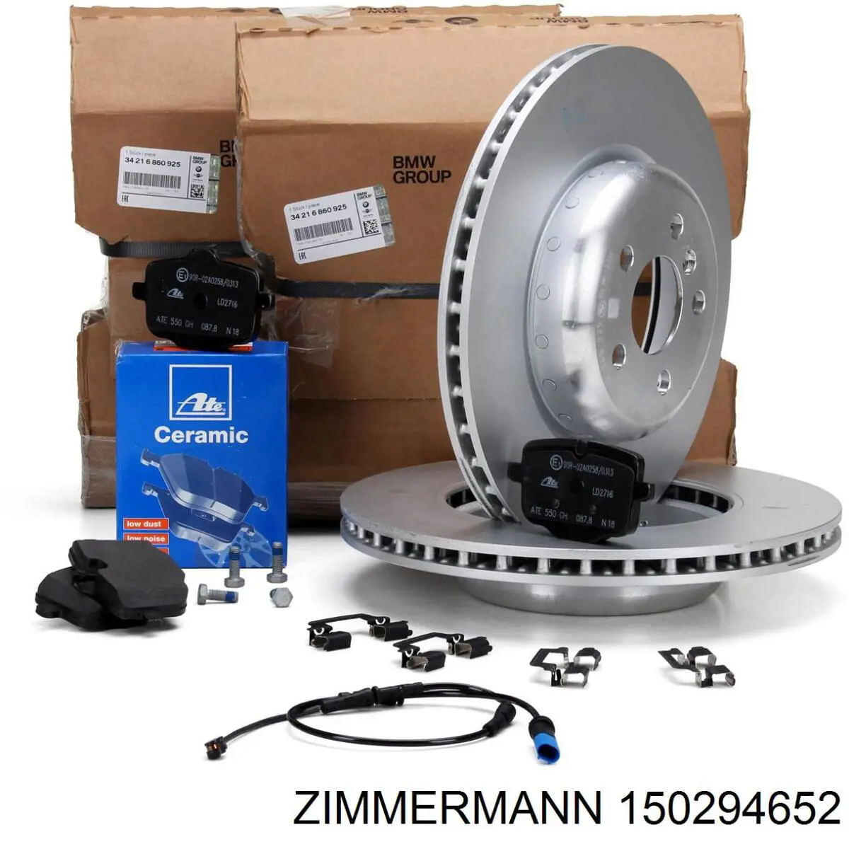 Disco de freno trasero 150294652 Zimmermann