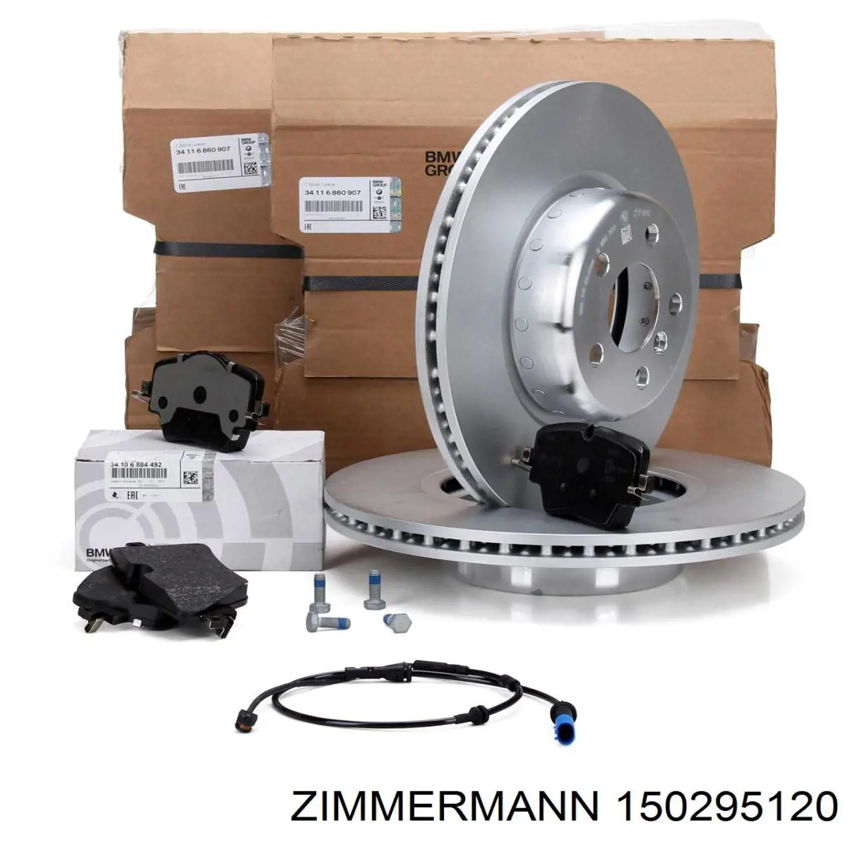 Disco de freno 150295120 Zimmermann