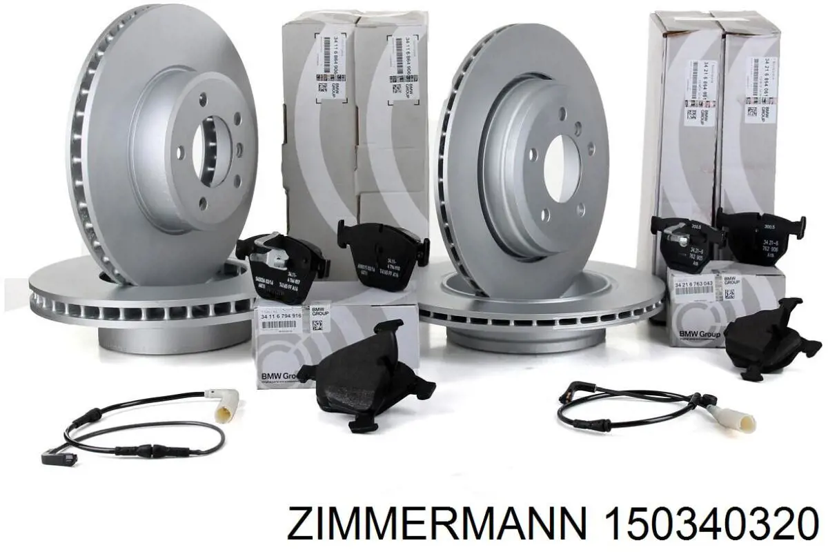Disco de freno 150340320 Zimmermann