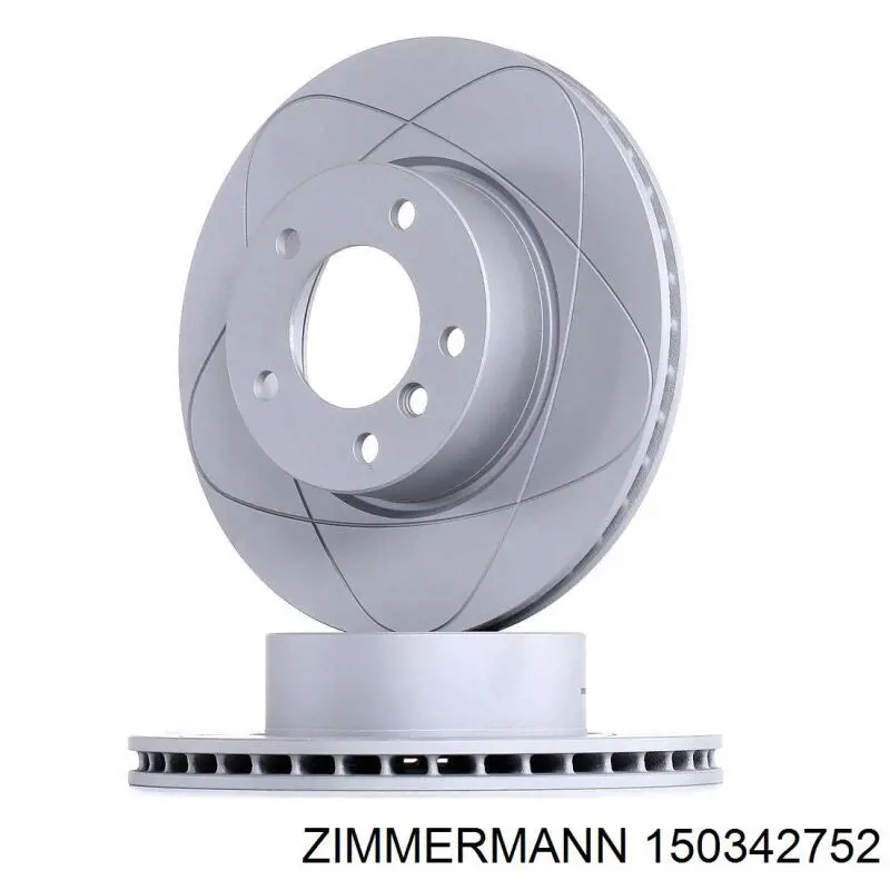 Disco de freno delantero Zimmermann 150342752