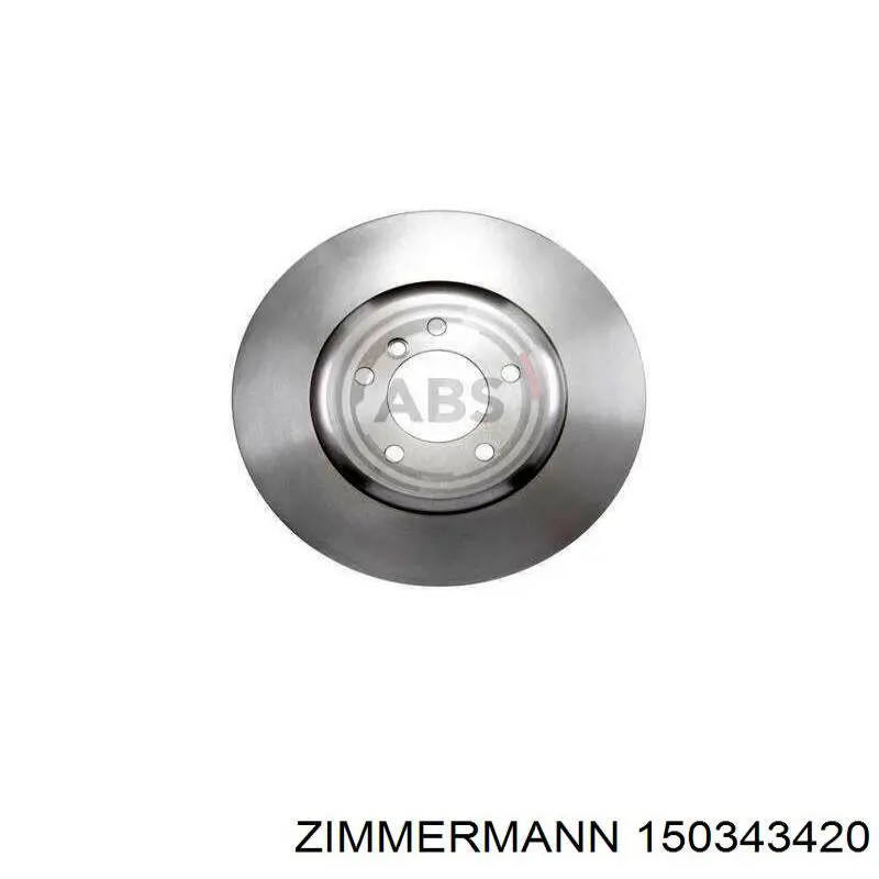 150343420 Zimmermann disco de freno delantero