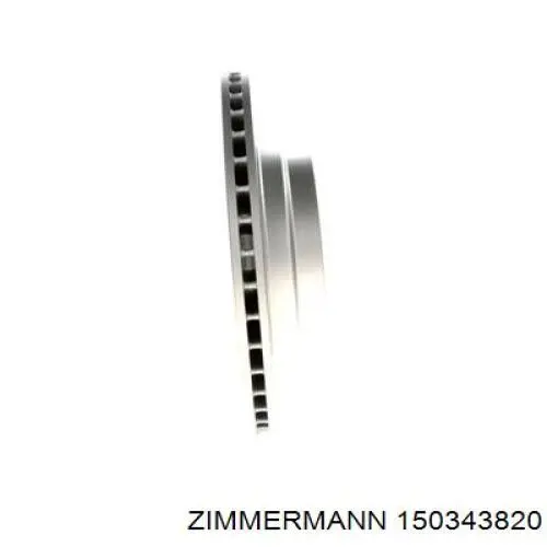 150.3438.20 Zimmermann disco de freno trasero