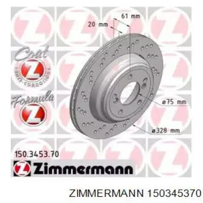 Frenos traseros BMW 34212282303