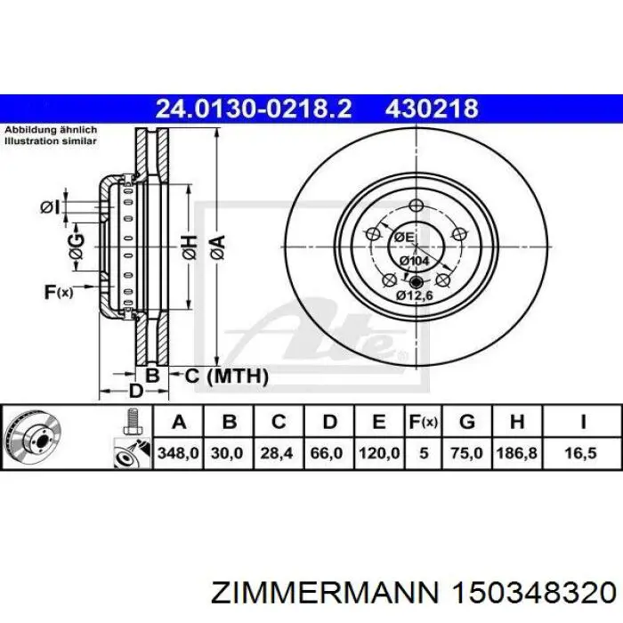 150348320 Zimmermann Discos