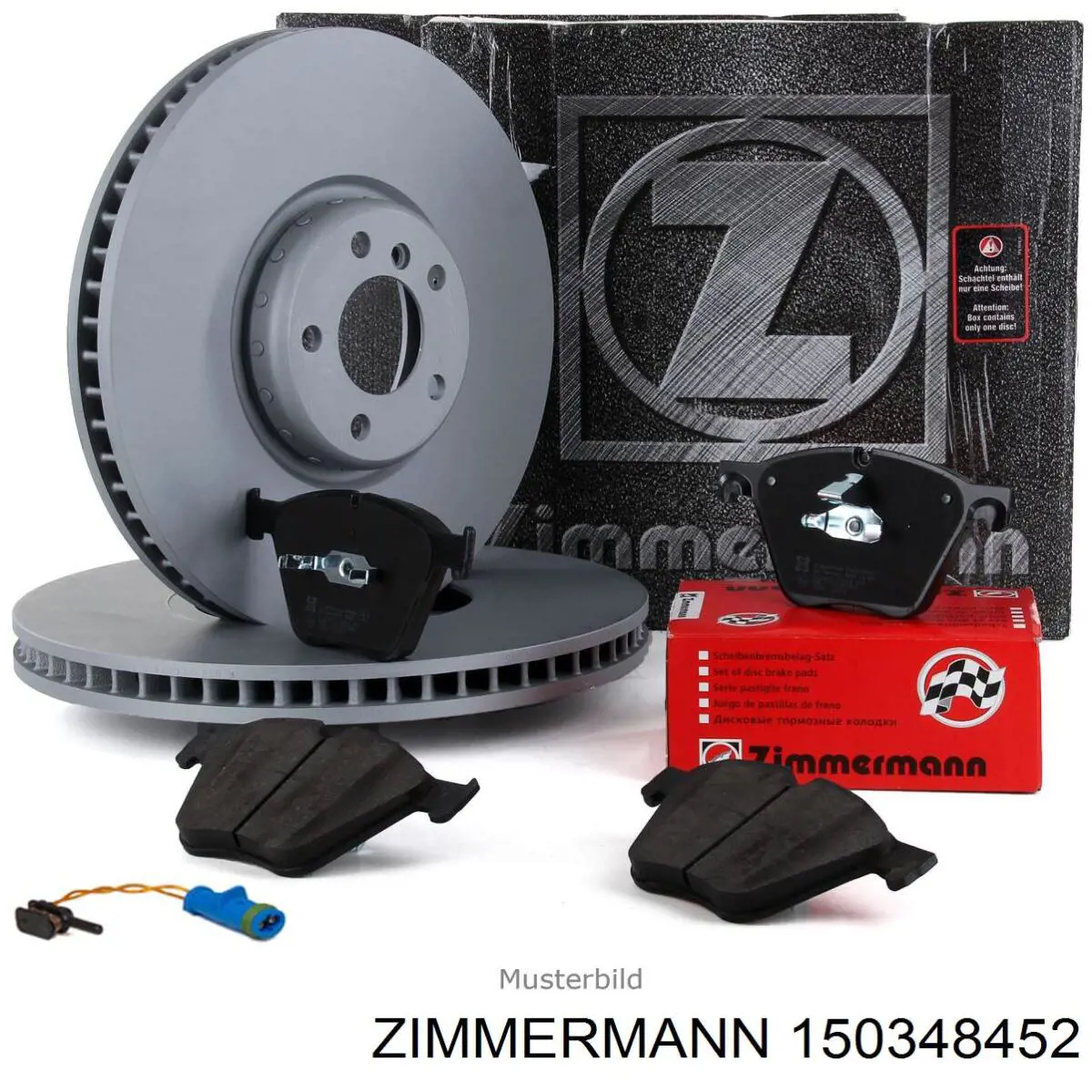 Disco de freno trasero Zimmermann 150348452 precio, desde 67,58 EUR