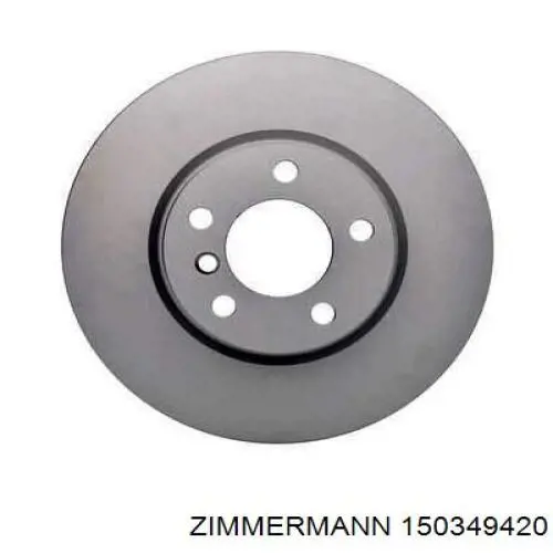 Disco de freno delantero Zimmermann 150349420