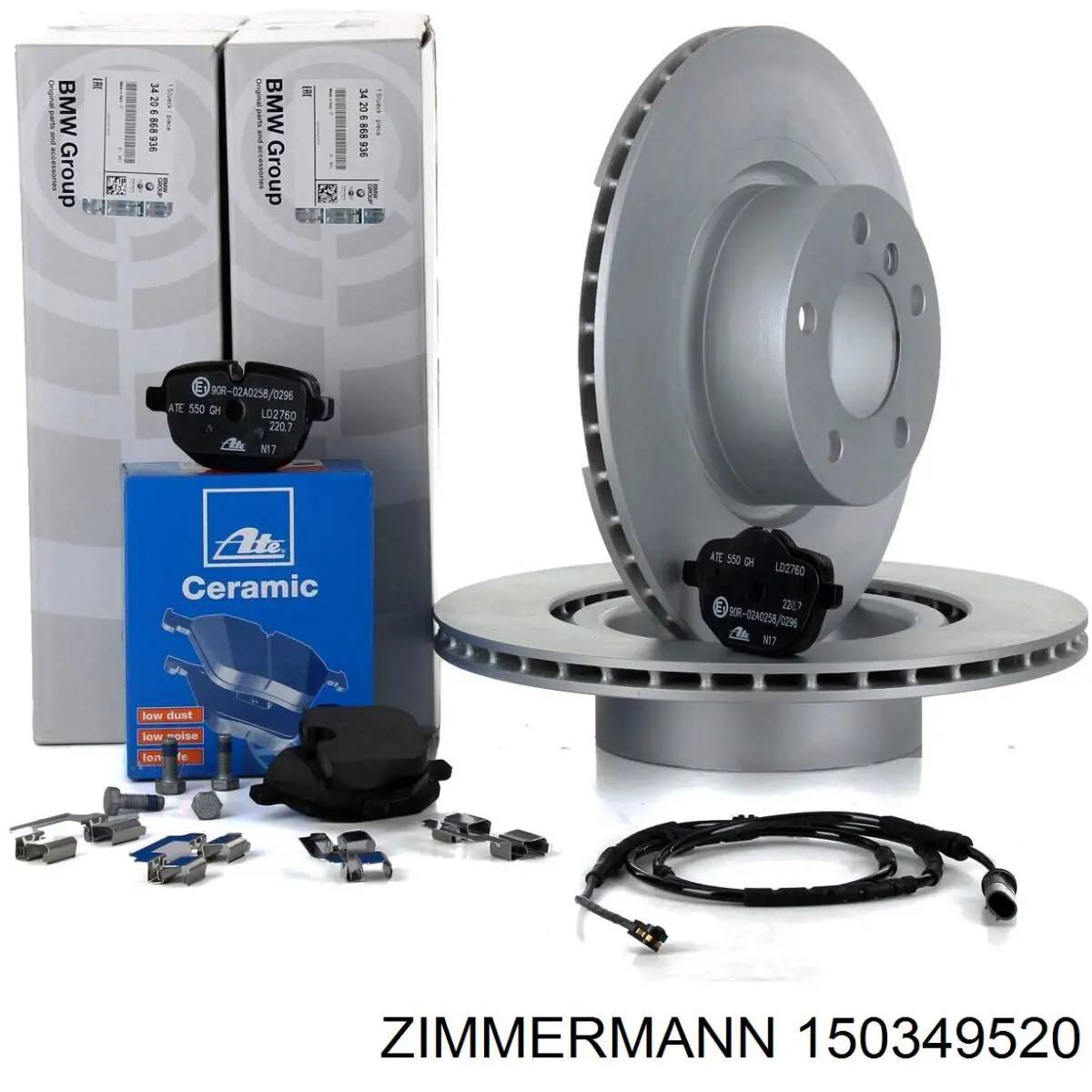 150349520 Zimmermann Freno de disco trasero