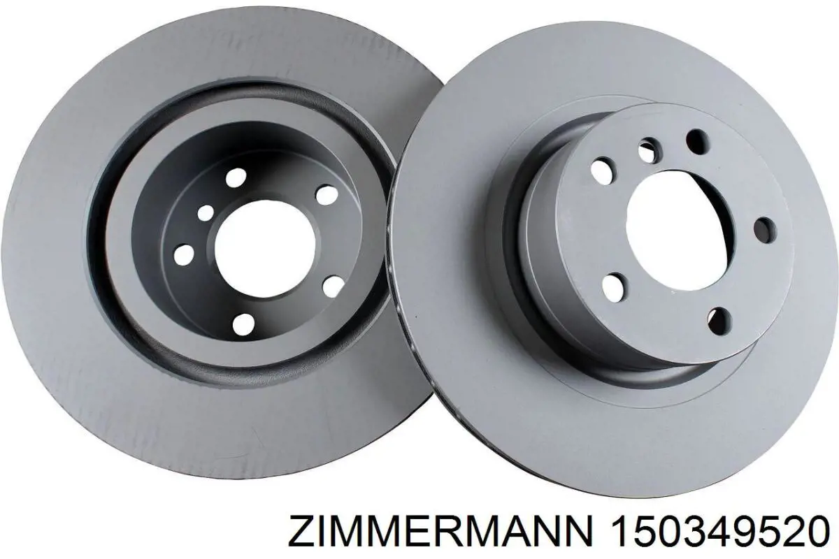 Disco de freno trasero 150349520 Zimmermann