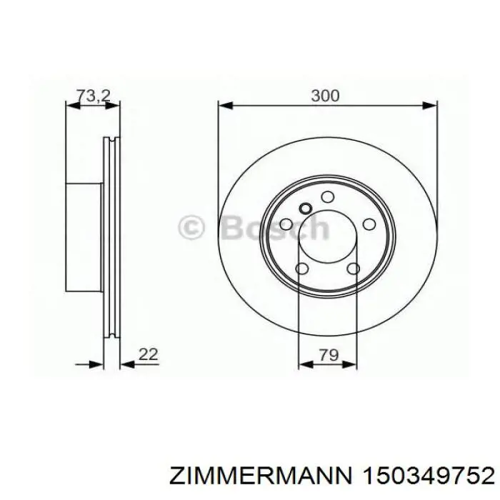 Frenos delanteros Zimmermann 150349752 precio, desde 47,21 EUR