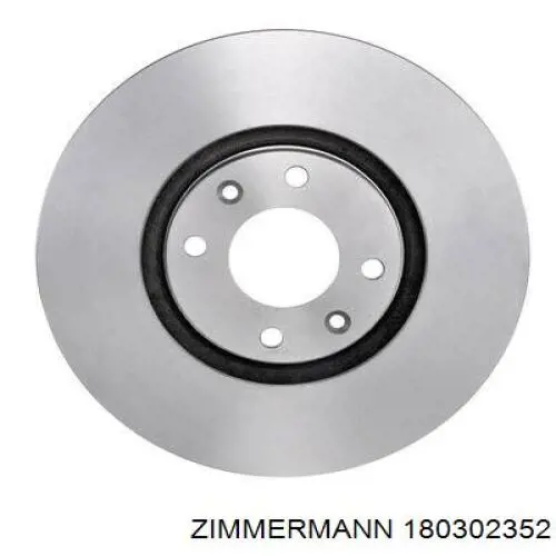 180302352 Zimmermann disco de freno delantero