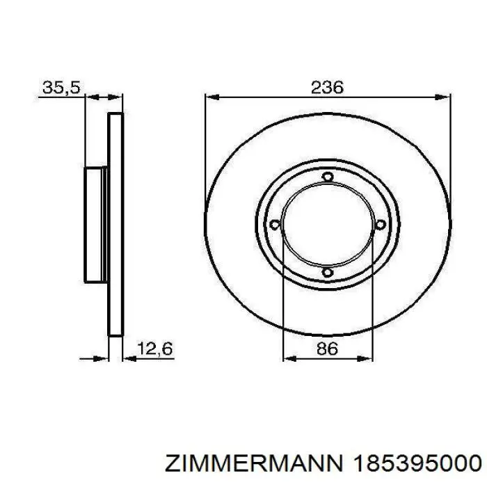 Freno de disco delantero Chevrolet Spark (Matiz) M200, M250