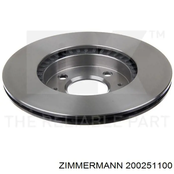 Disco de freno 200251100 Zimmermann