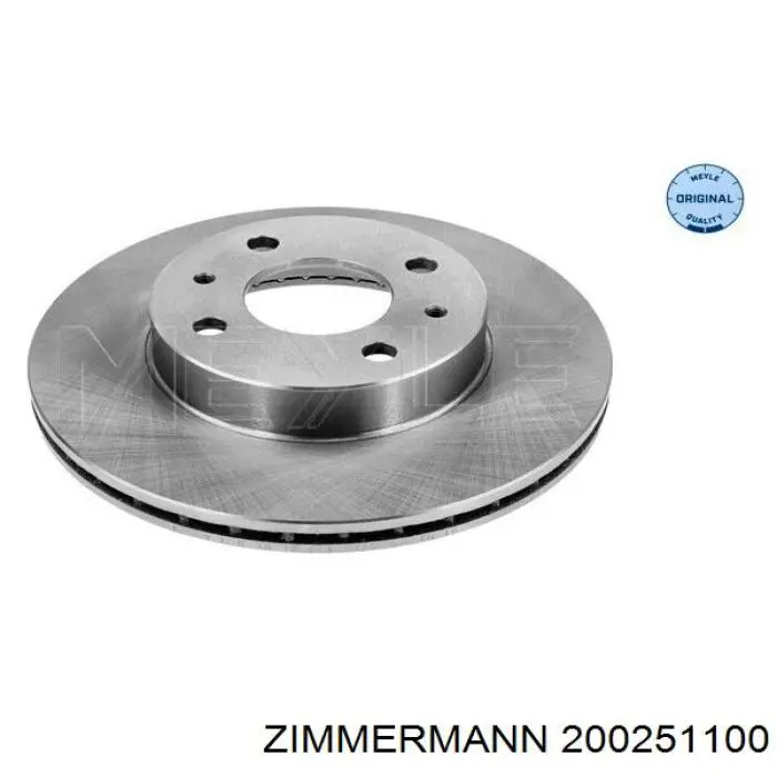 Disco de freno delantero Zimmermann 200251100