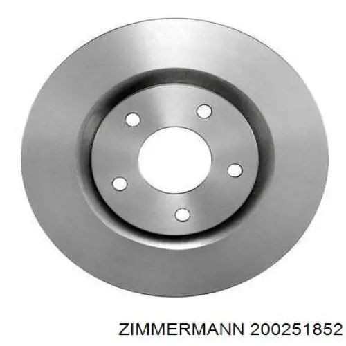 200251852 Zimmermann disco de freno delantero